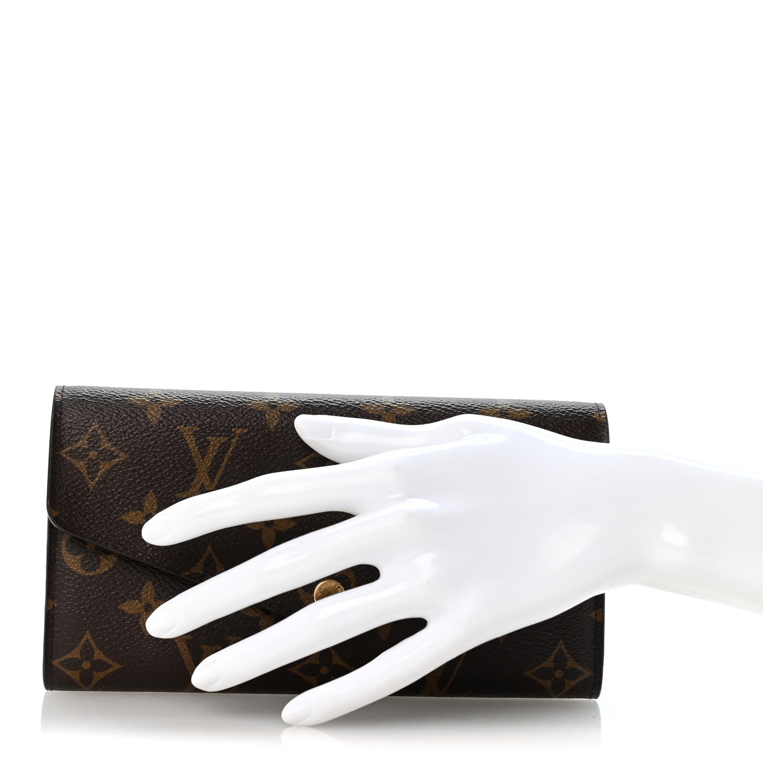 Louis Vuitton Monogram Sarah Wallet NM Rose Ballerine 2 of 9