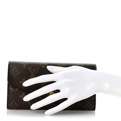 Louis Vuitton Monogram Sarah Wallet NM Rose Ballerine 2 of 9