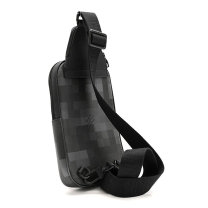 Louis Vuitton Damier Graphite Pixel Avenue Sling Backpack Gris 3 of 10