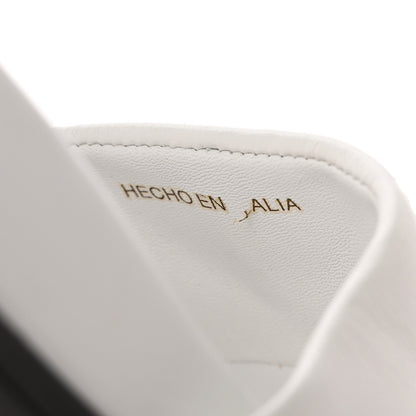 Prada Nappa Logo Quilted Slide Sandals 38 White 8 of 13