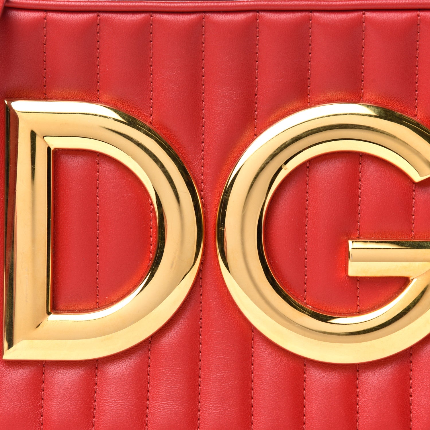 Dolce & Gabbana Nappa Quilted DG Girls Camera Bag Red 9 of 9