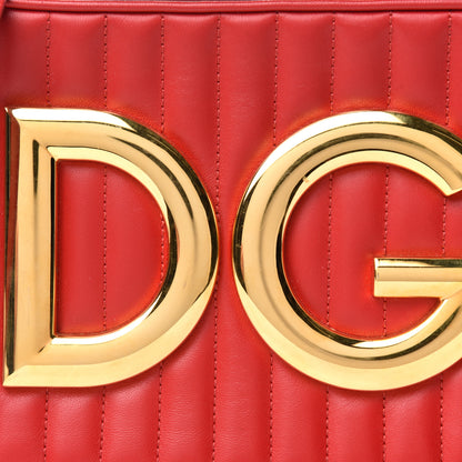 Dolce & Gabbana Nappa Quilted DG Girls Camera Bag Red 9 of 9