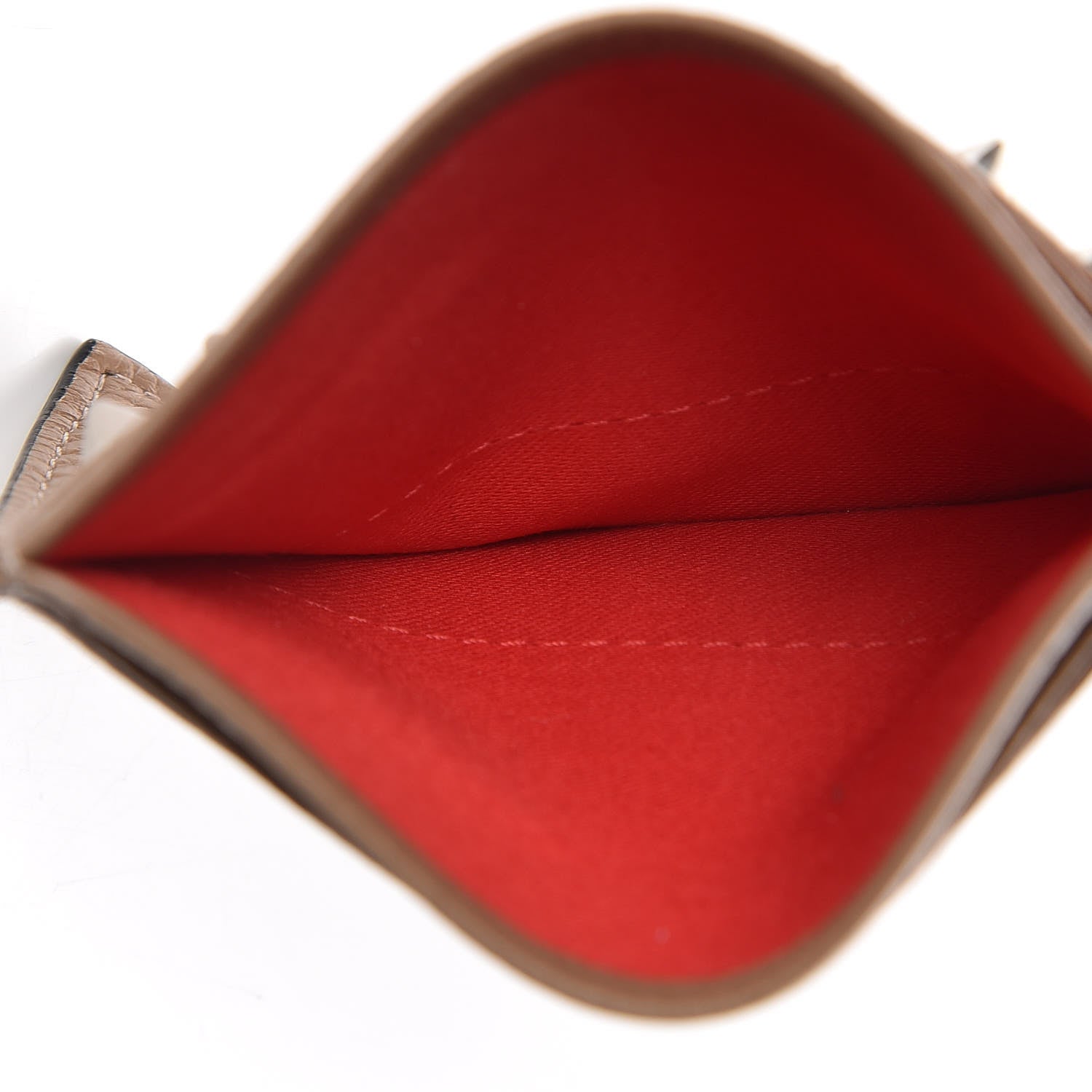 Christian Louboutin Grained Calfskin Spikes Kios Card Holder Cashmere 5 of 8