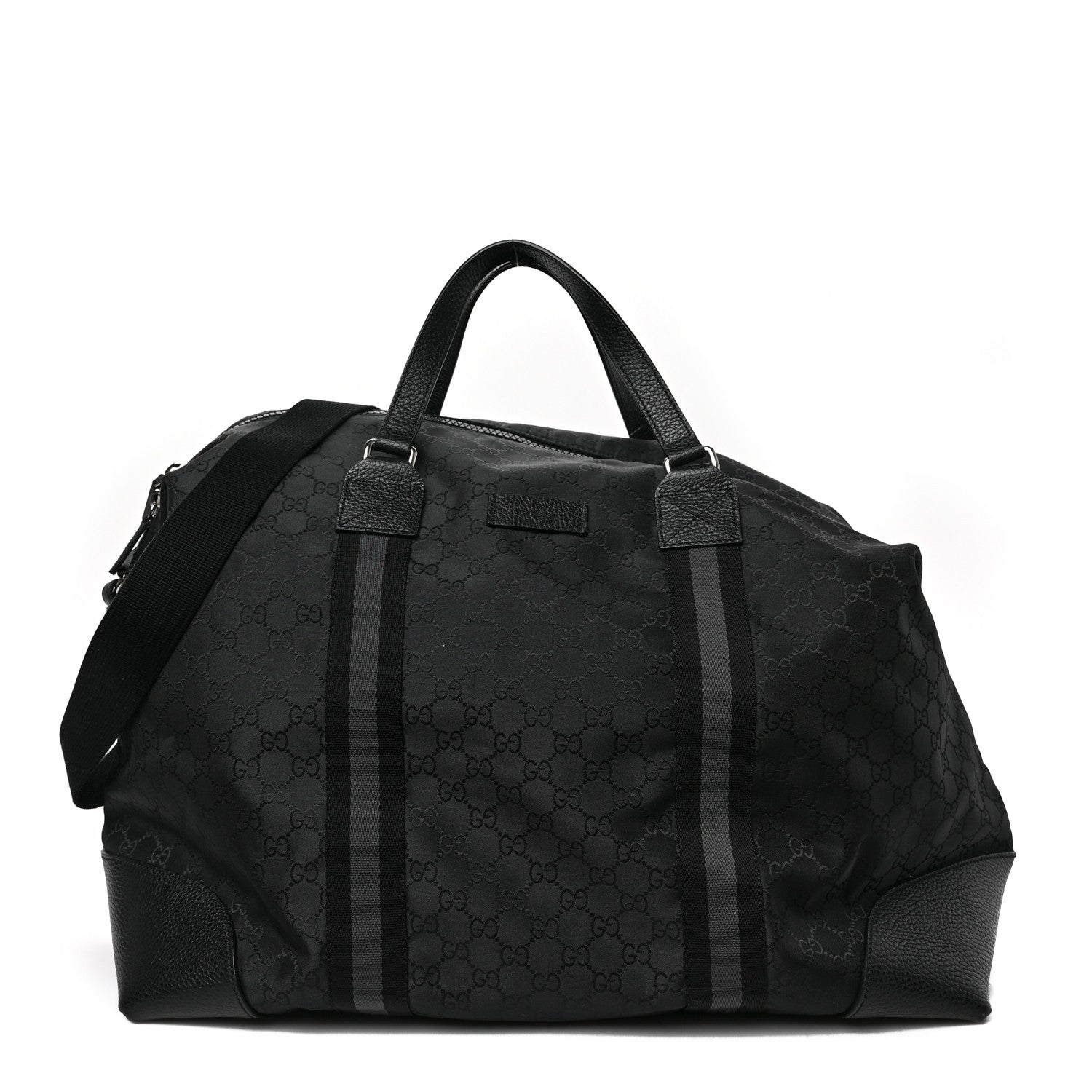 Gucci Nylon Monogram XL Duffle Bag Black 1 of 9