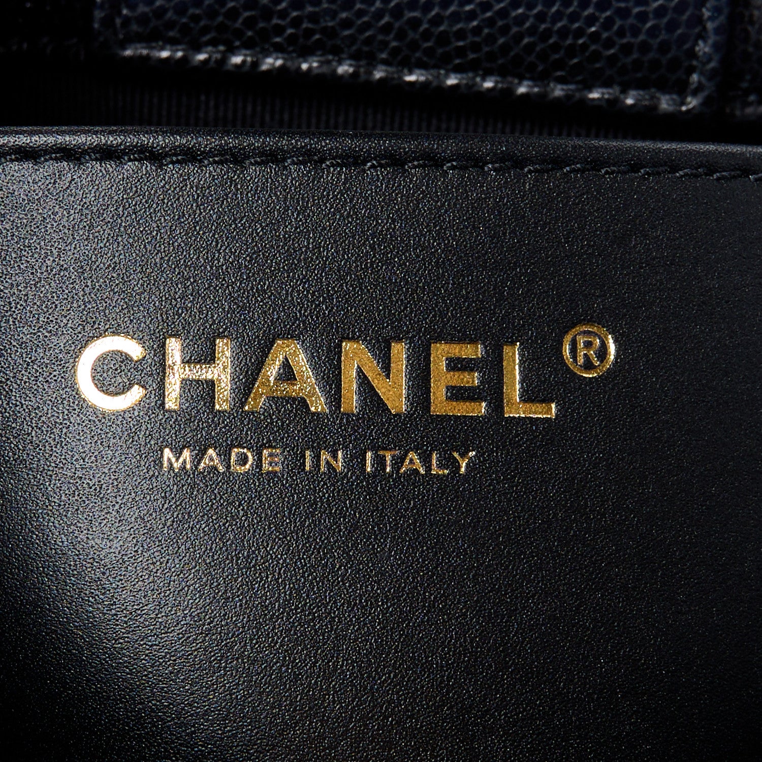 Chanel Caviar Quilted Camellia Small Shopping Bag Black 6 of 12