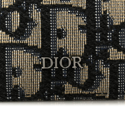 Christian Dior Oblique Compact Wallet Blue 11 of 12
