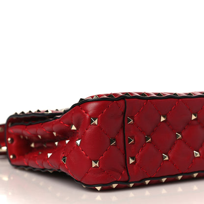 Valentino Garavani Nappa Medium Rockstud Spike Shoulder Bag Rosso Valentino 7 of 9