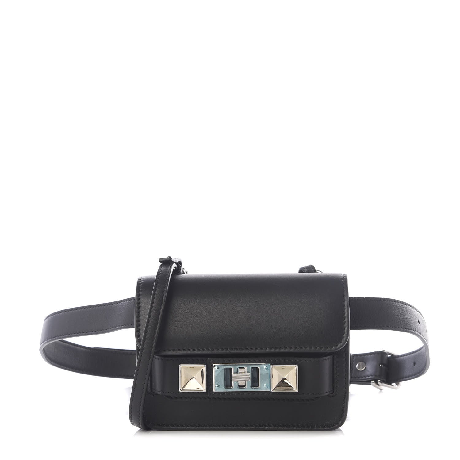 Proenza Schouler Calfskin Micro PS11 Belt Bag Black 1 of 8