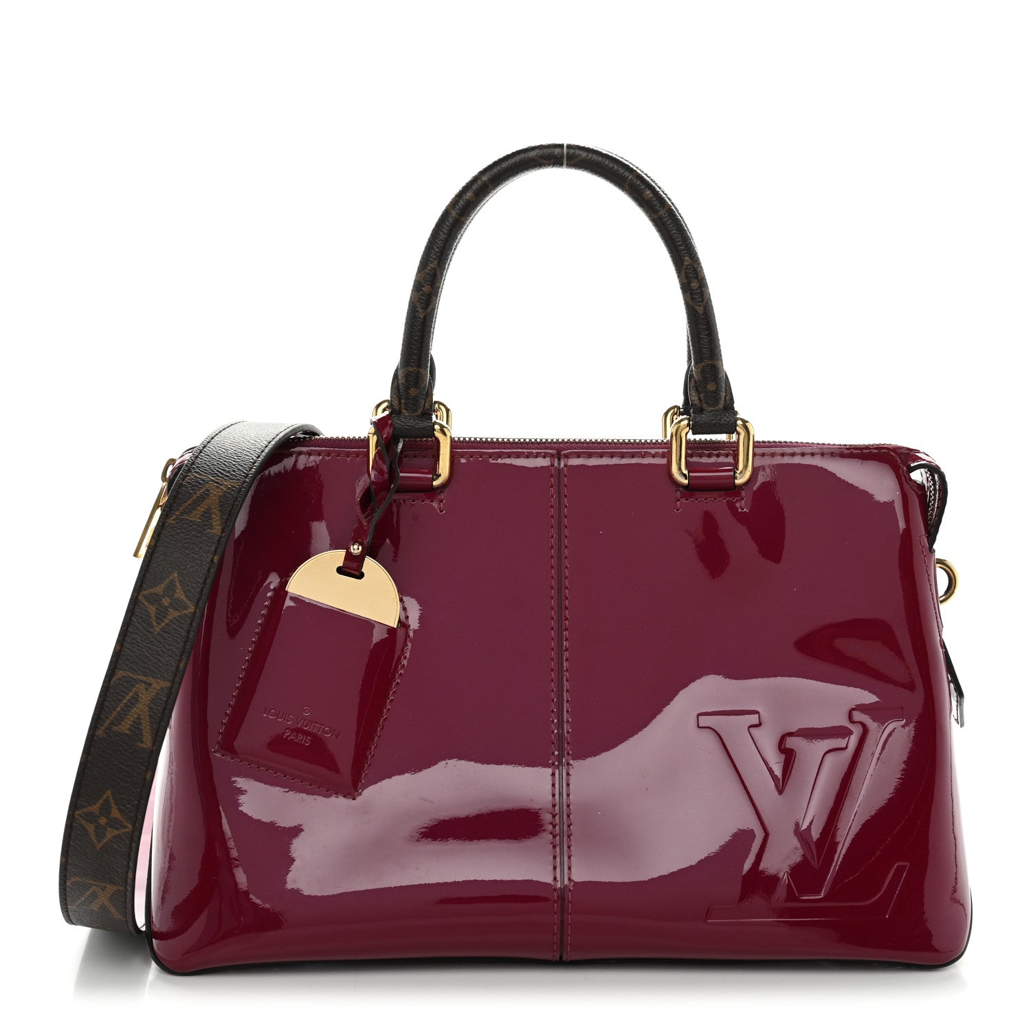 Louis Vuitton Patent Calfskin Miroir Tote Magenta 1 of 11