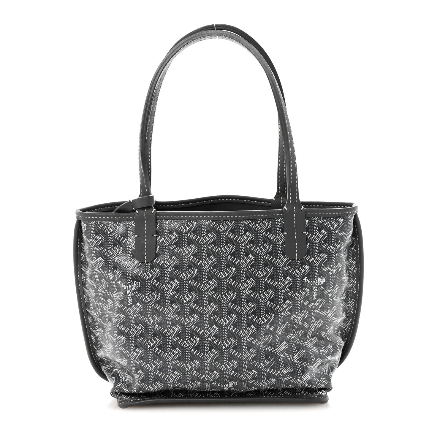 Goyardine Reversible Mini Anjou Grey