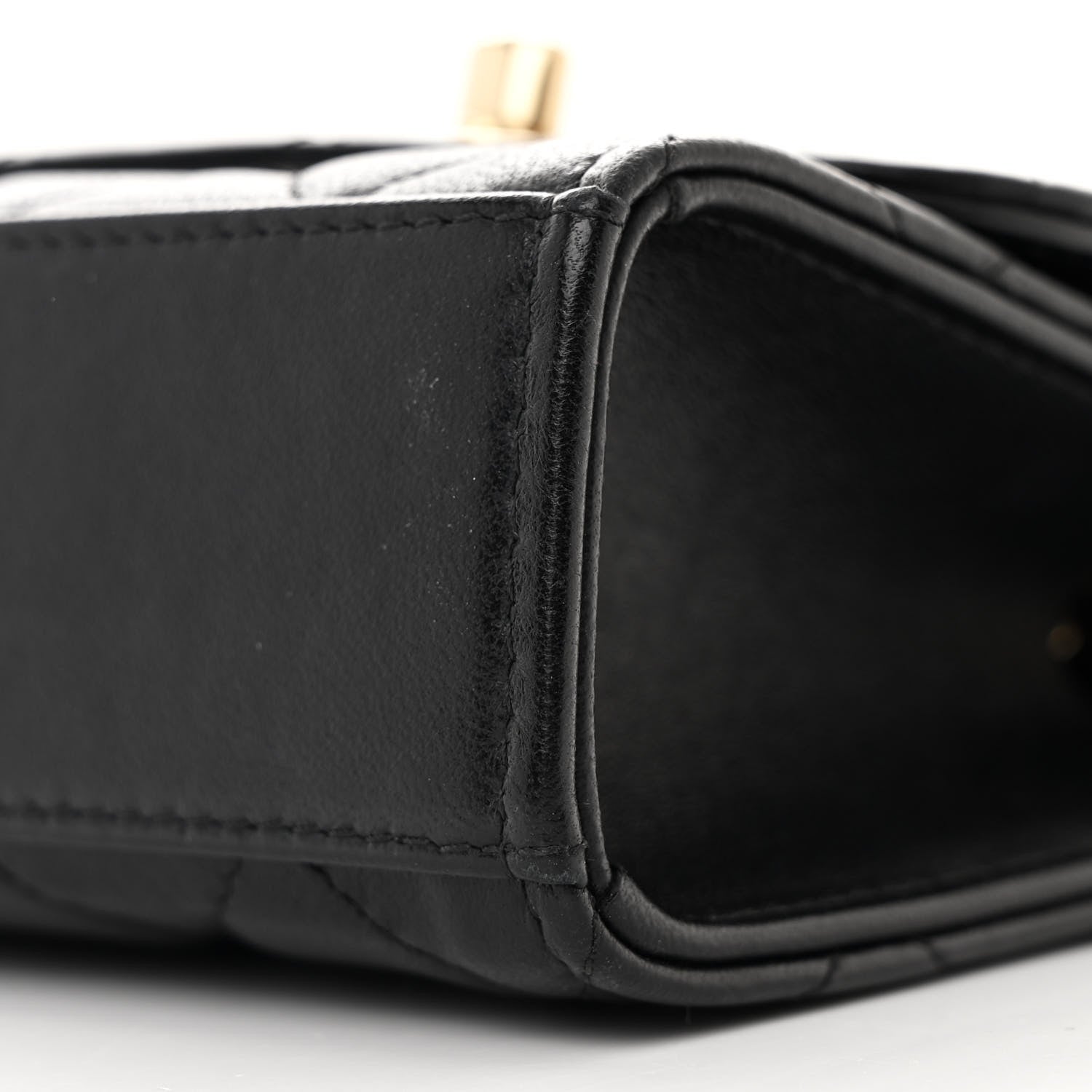 Chanel Lambskin Quilted Mini Trendy CC Chain Wallet Black 10 of 11