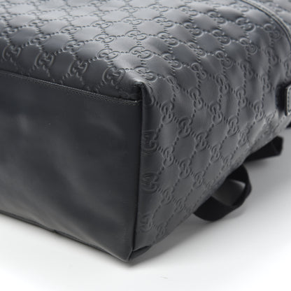 Gucci Guccissima Classic Backpack Black 9 of 9