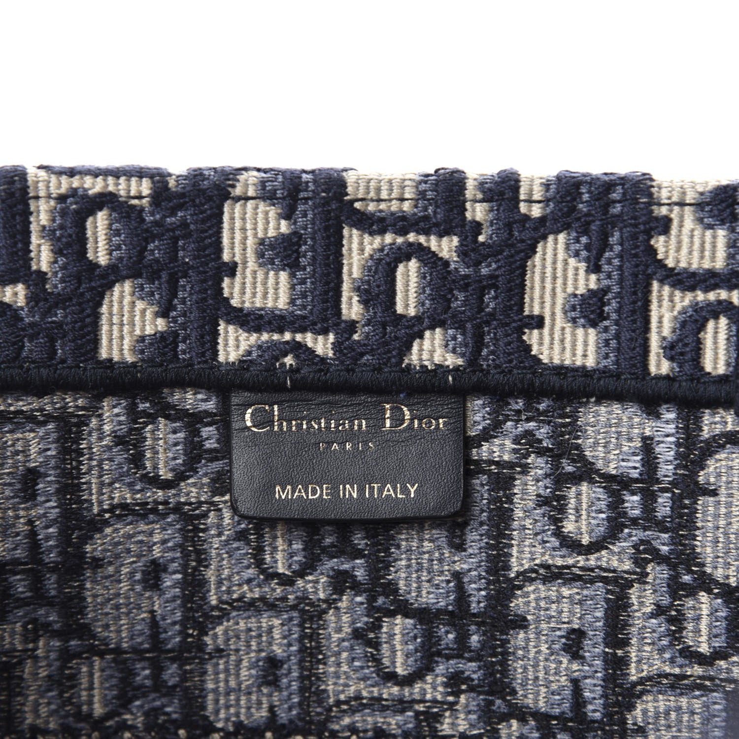 Christian Dior Oblique Medium Book Tote Blue Multicolor 8 of 10