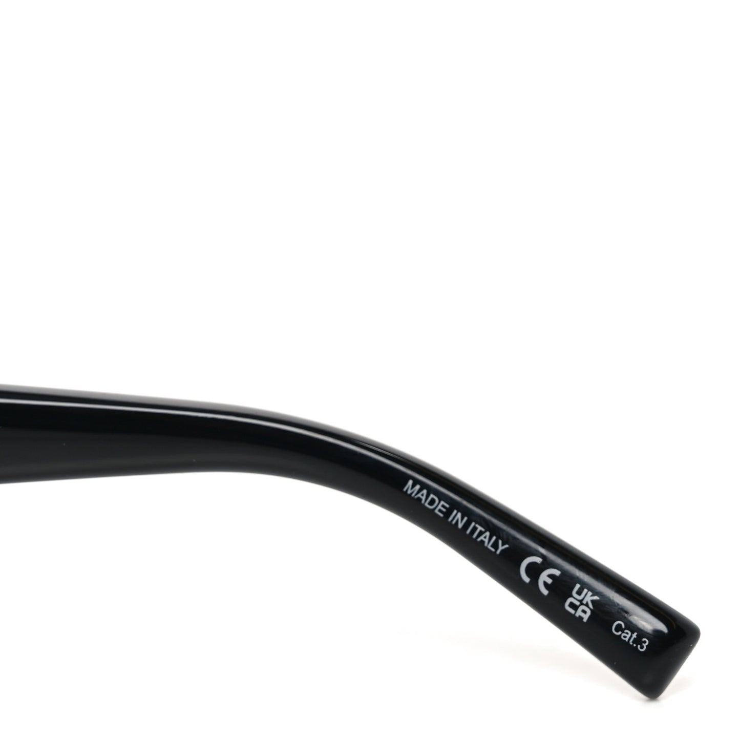 Acetate Ultra Cat Eye Sunglasses SL 593 Black