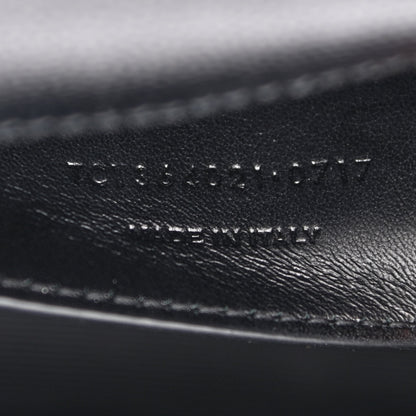 Saint Laurent Grain De Poudre Medium Classic Monogram Kate Satchel Black 7 of 10