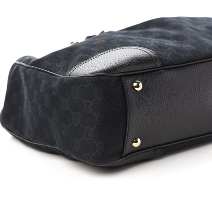 Gucci Monogram Medium Princy Tote Black 6 of 10