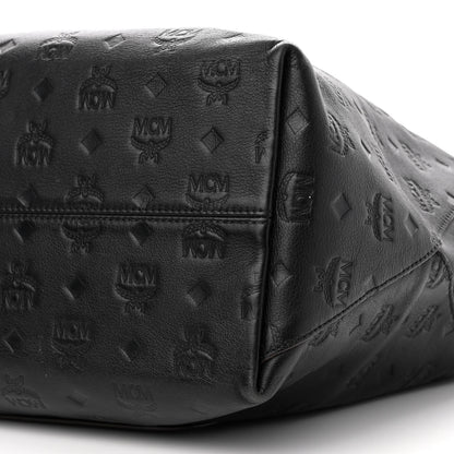 MCM Calfskin Ottomar Monogram Large Klara Hobo Black 10 of 11