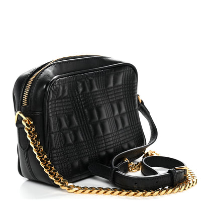 Burberry Calfskin Quilted Mini Lola Camera Bag Black 3 of 10