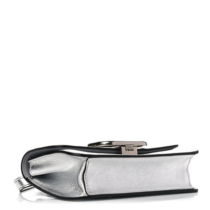 Valentino Garavani Metallic Calfskin VSling Belt Bag Silver 3 of 14
