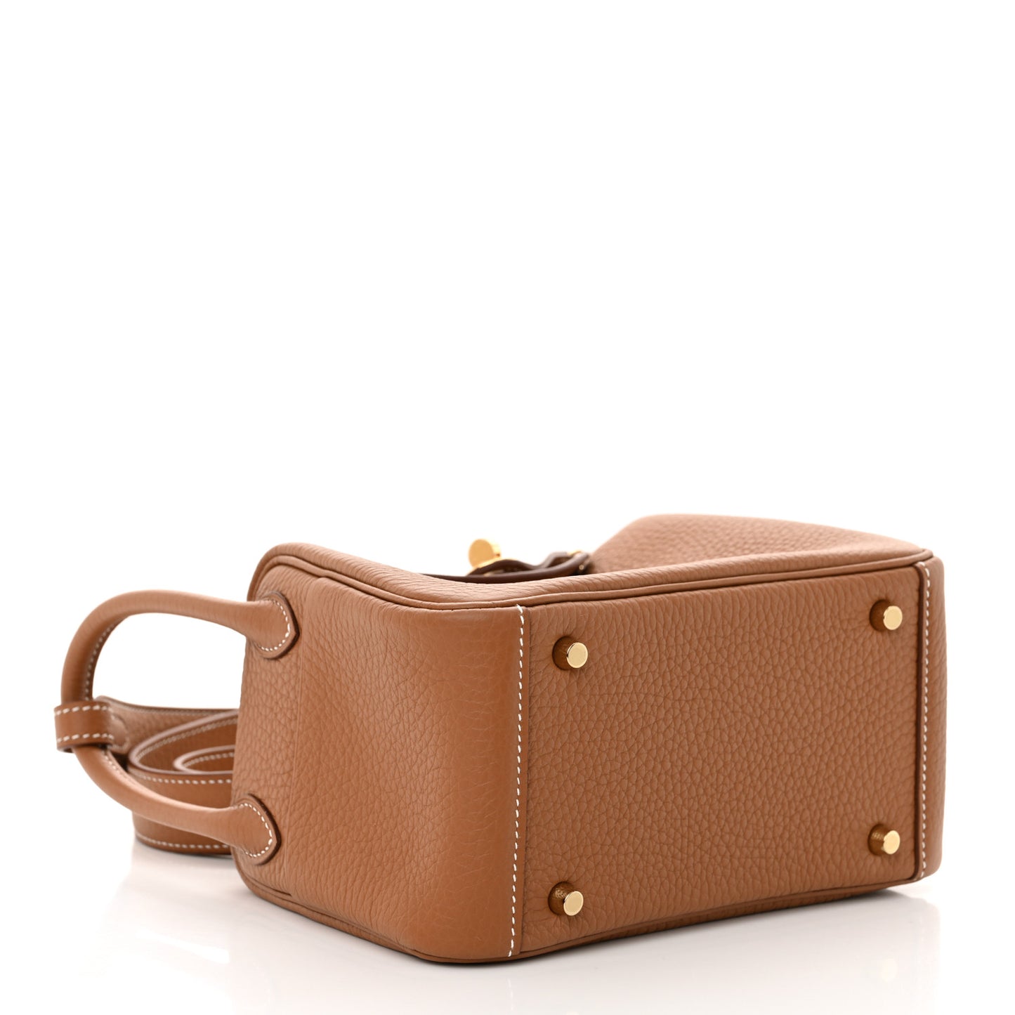 Taurillon Clemence Mini Lindy 20 Gold