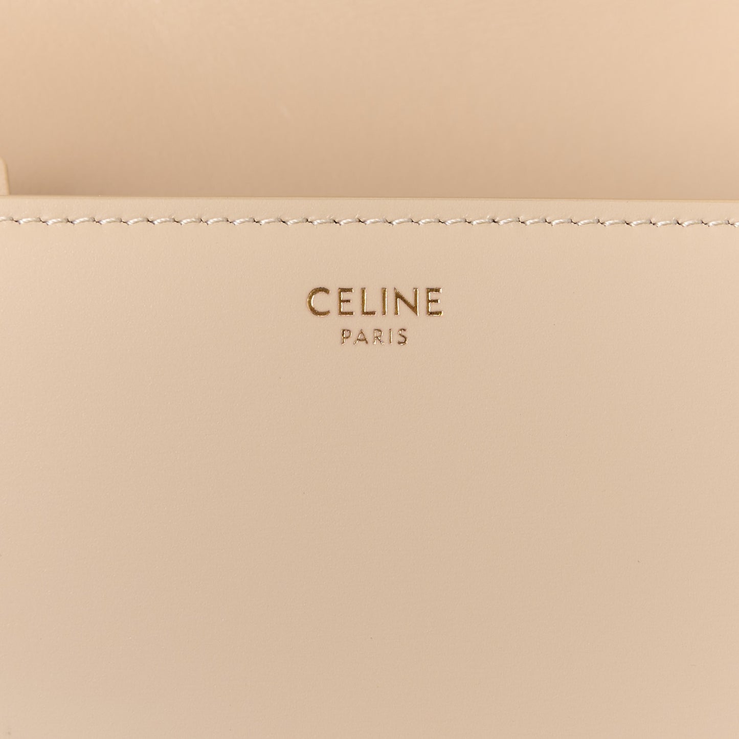 Shiny Calfskin Medium Triomphe Nude