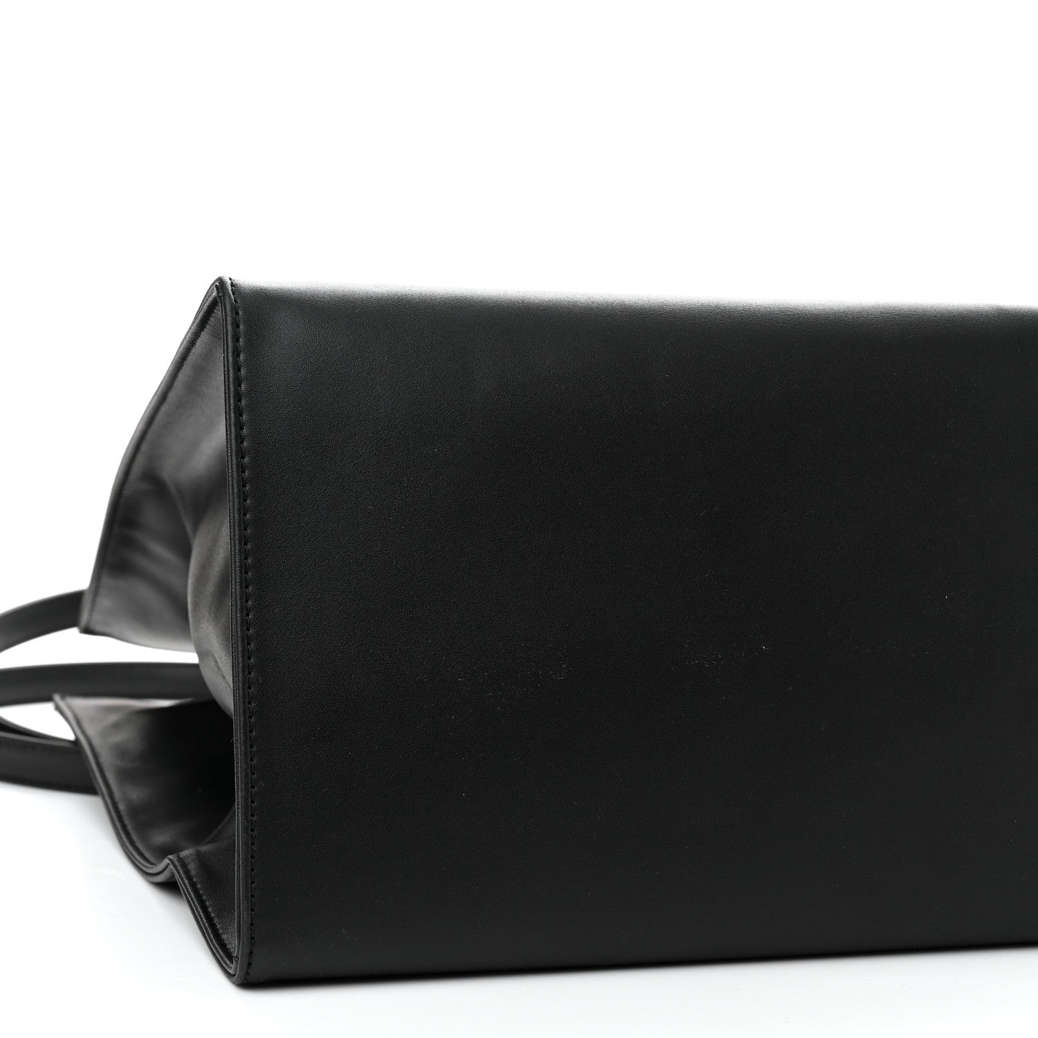 Telfar Vegan Leather Large Shopping Bag Black 8 of 9