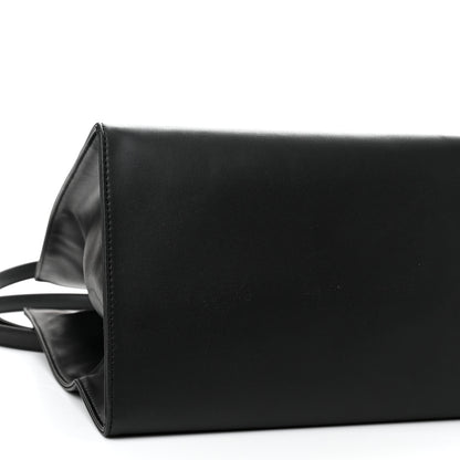 Telfar Vegan Leather Large Shopping Bag Black 8 of 9