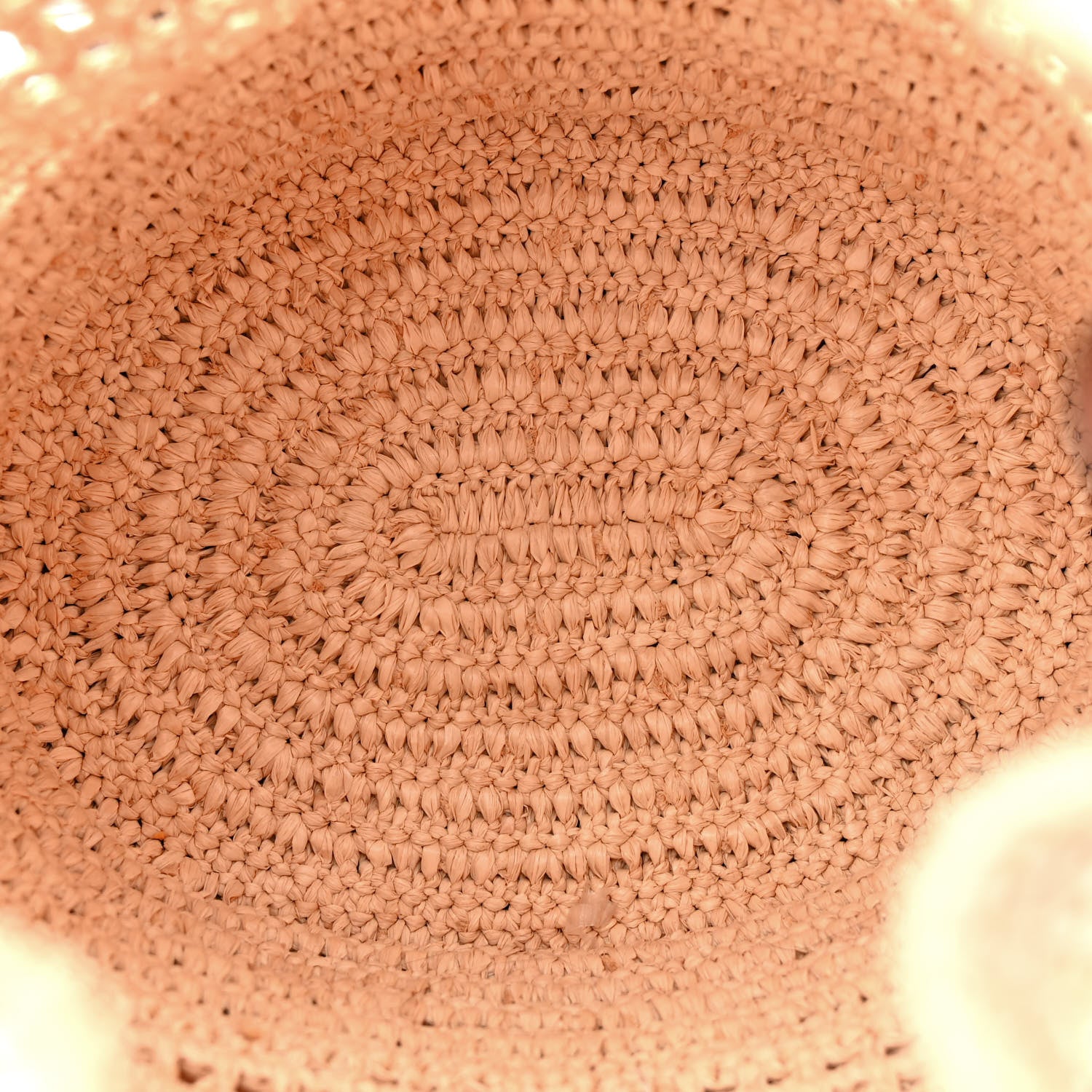 Loewe Raffia Calfskin Balloon Bucket Bag Natural Tan 5 of 9