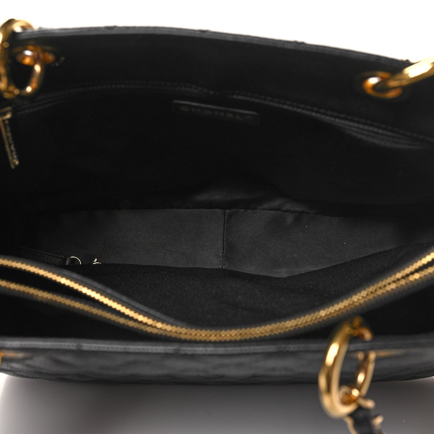Chanel Caviar Quilted Grand Shopping Tote GST Black 5 of 12