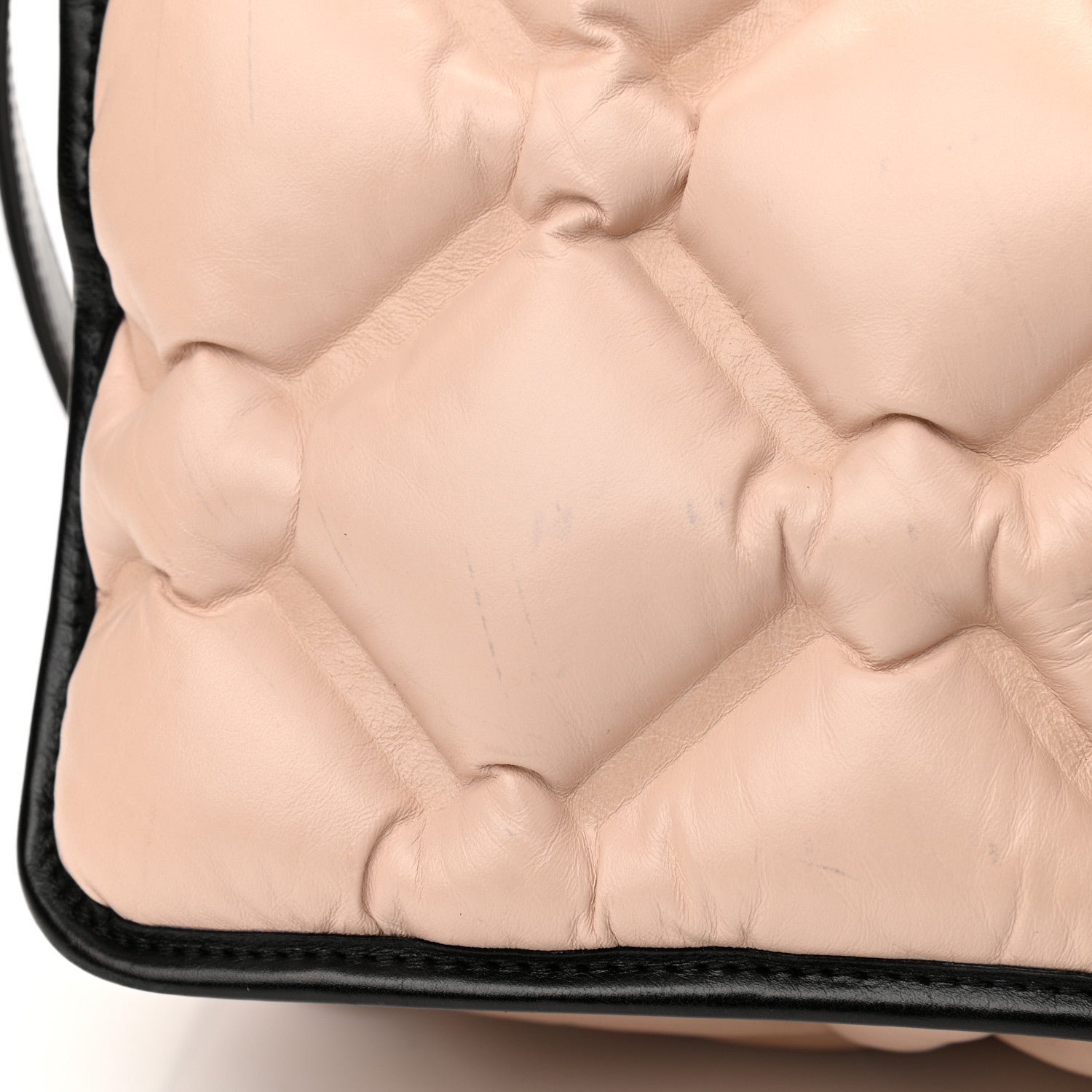 Chanel Calfskin Quilted Medium Chesterfield Flap Light Beige Black 13 of 14