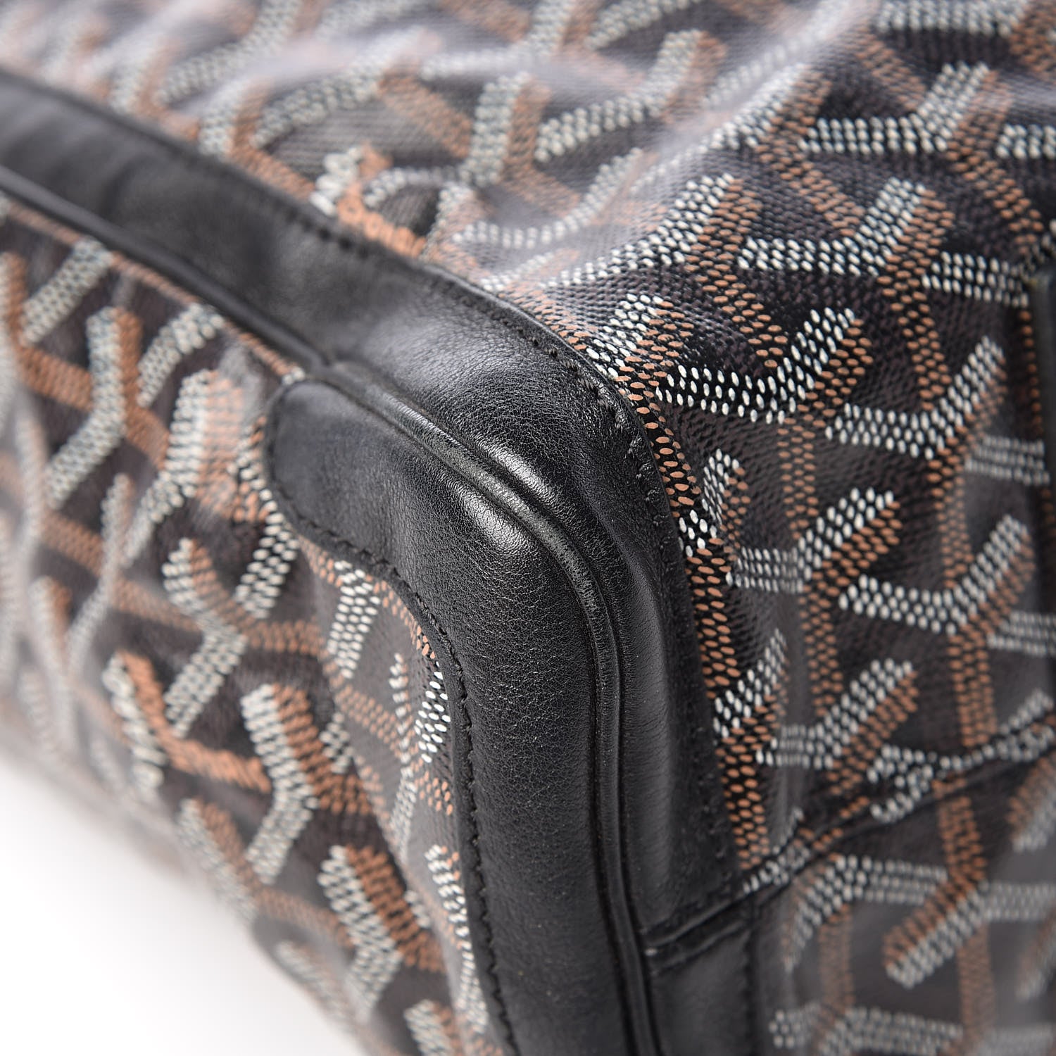Goyard Goyardine Voltaire Tote Black 9 of 12
