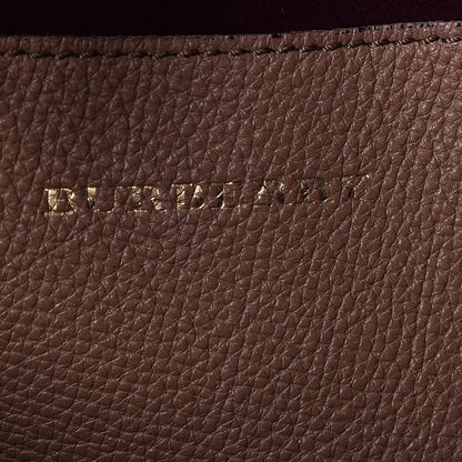 Burberry Grainy Calfskin Medium Sycamore Hobo Dark Sand 6 of 7