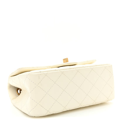 Chanel Aged Calfskin Quilted 2.55 Reissue Mini Flap White White 4 of 10