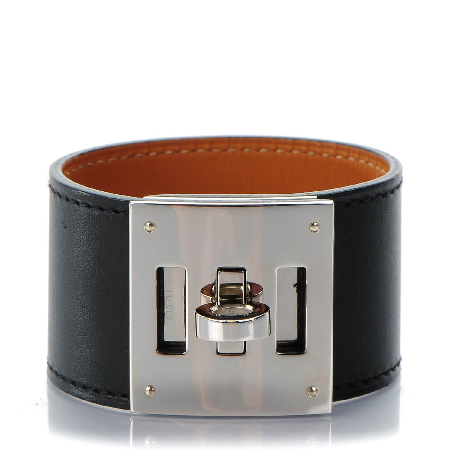 Hermes Swift Kelly Dog Bracelet Black 1 of 7