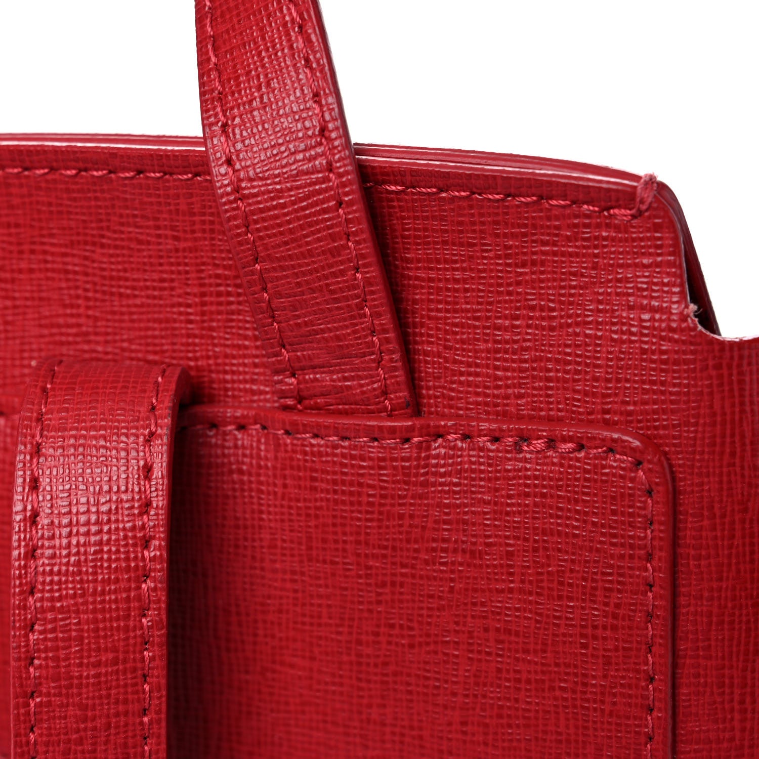 Mansur Gavriel Saffiano Backpack Flamma 15 of 22