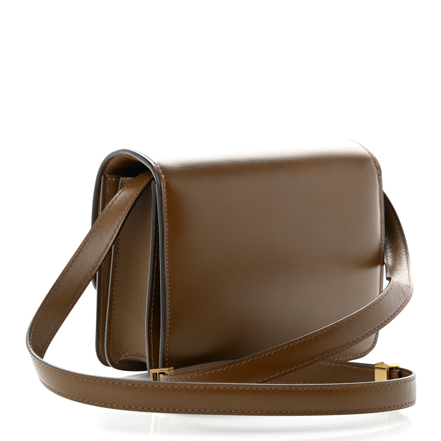 Celine Smooth Calfskin Small Classic Box Flap Bag Camel 3 of 10