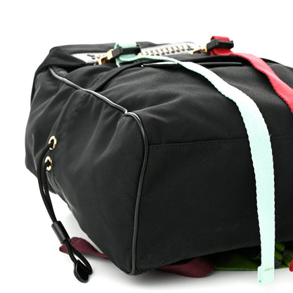 Stella McCartney Eco Nylon Falabella Go Mountain Backpack Black Multi 7 of 8