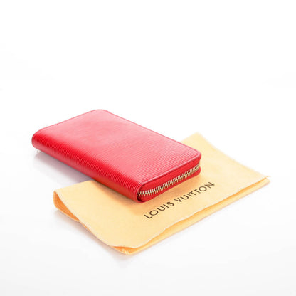 Louis Vuitton Epi Compact Zippy Wallet Carmine 4 of 7