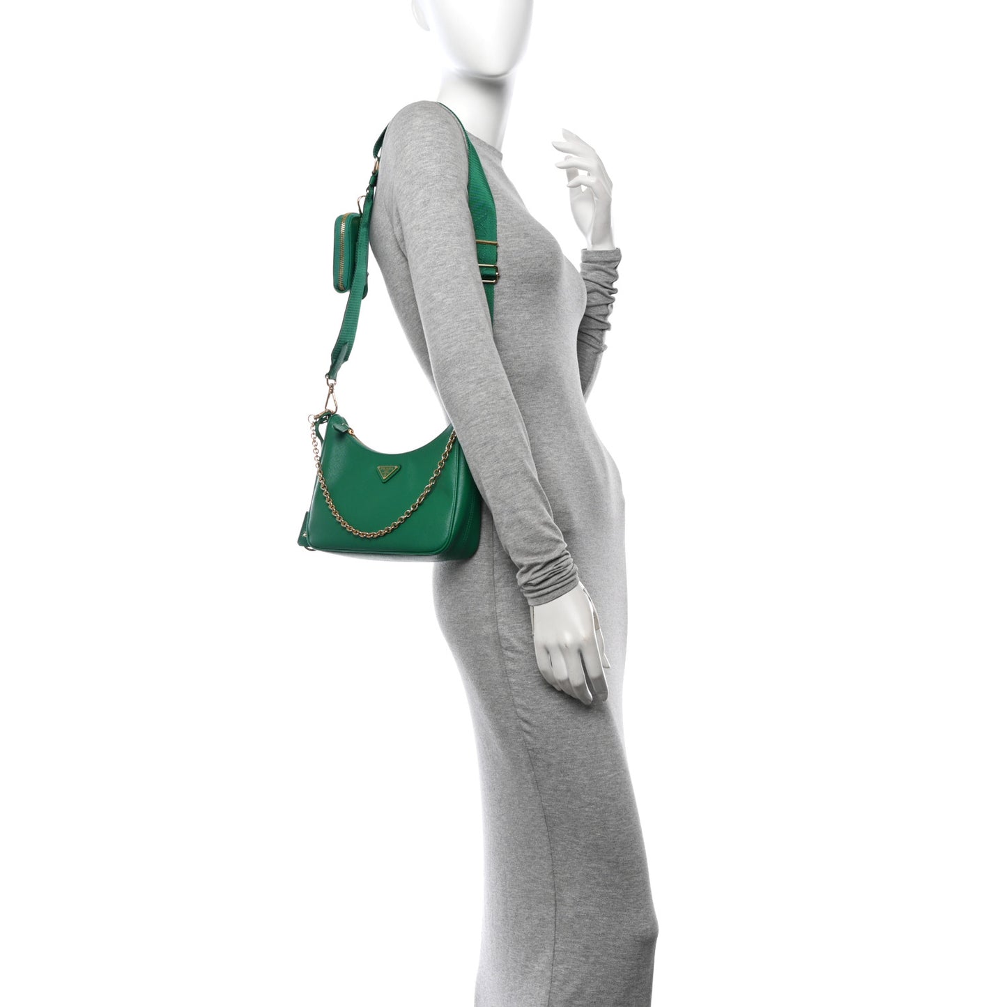 Saffiano Lux Re-Edition 2005 Shoulder Bag Mango