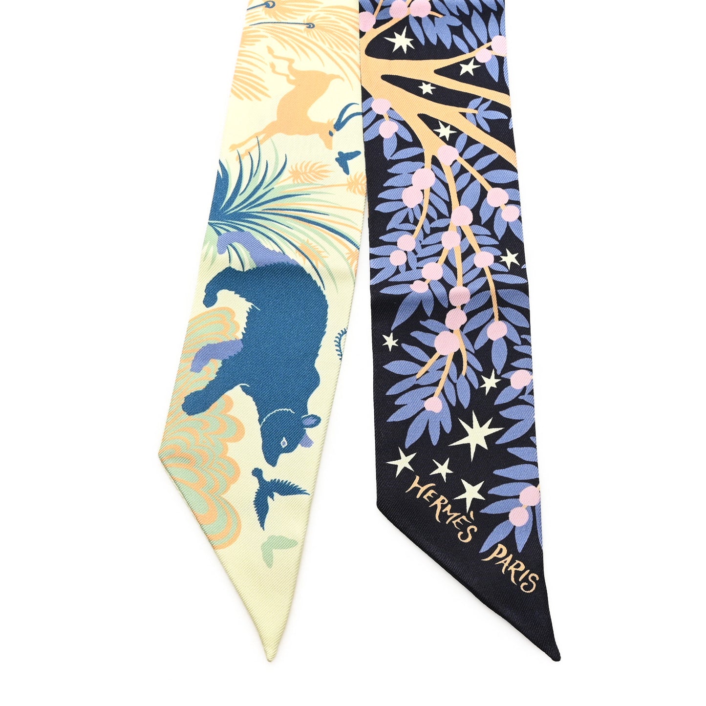 Silk Sous Le Charme D Orphee Twilly Bleu Black Jaune Soufre