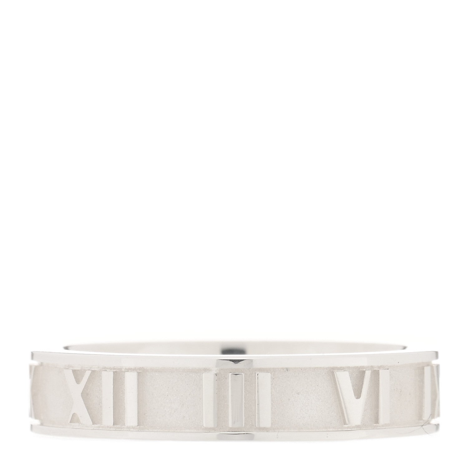Tiffany Sterling Silver Narrow Atlas Ring 50 5.25 3 of 4
