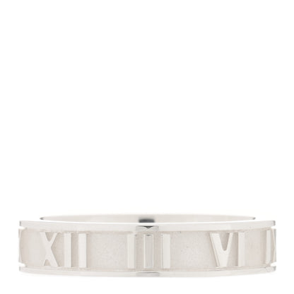 Tiffany Sterling Silver Narrow Atlas Ring 50 5.25 3 of 4