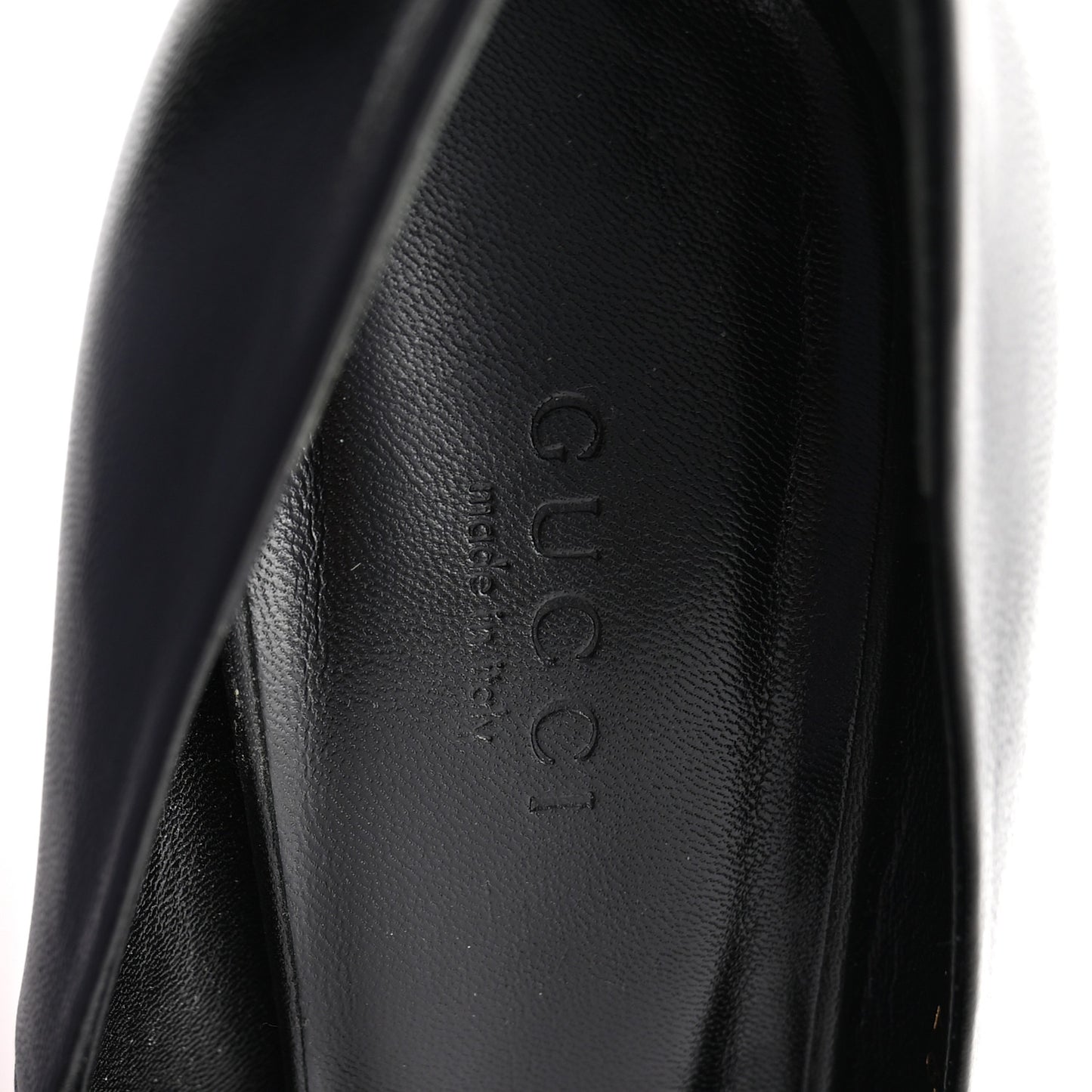 Calfskin Kristen Bamboo Pumps 36.5 Black