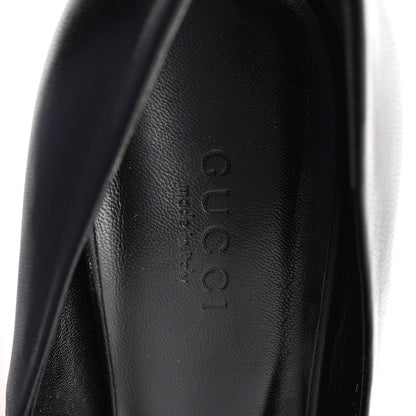 Gucci Calfskin Kristen Bamboo Pumps 36.5 Black 8 of 10