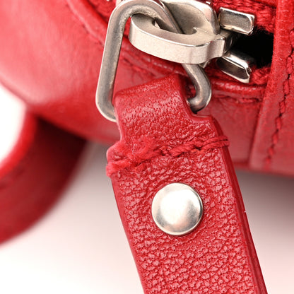 Saint Laurent Lambskin Monogram Lou Belt Bag Red 10 of 10