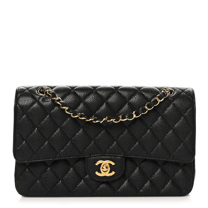Chanel Caviar Quilted Medium Double Flap Black 1 of 10