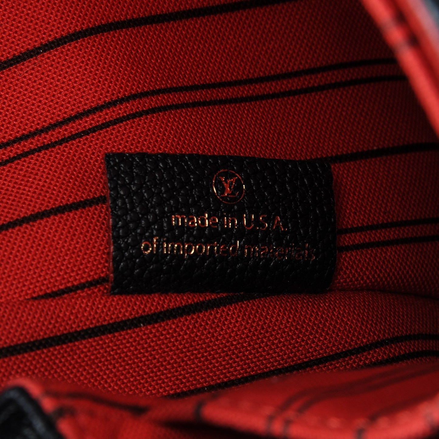 Empreinte Pochette Metis Marine Rouge