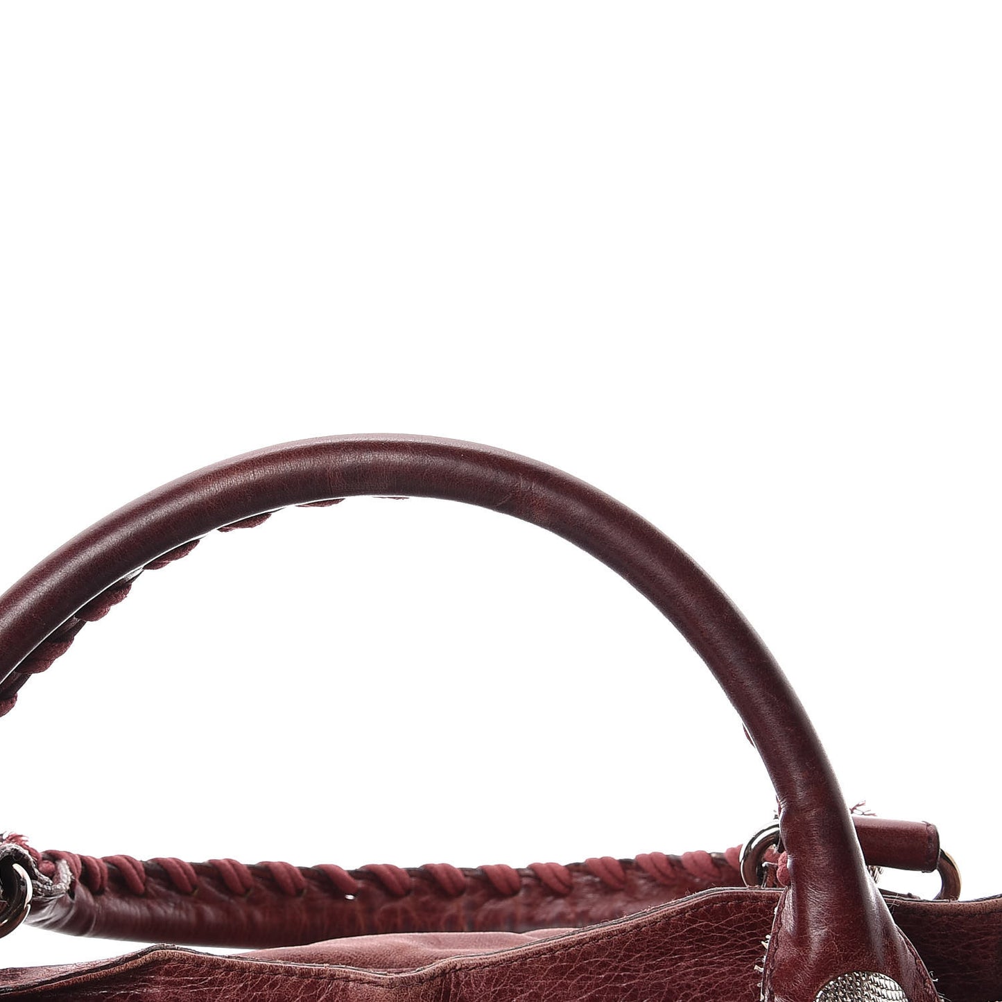 Agneau Giant 21 Silver Hardware City Dark Wine