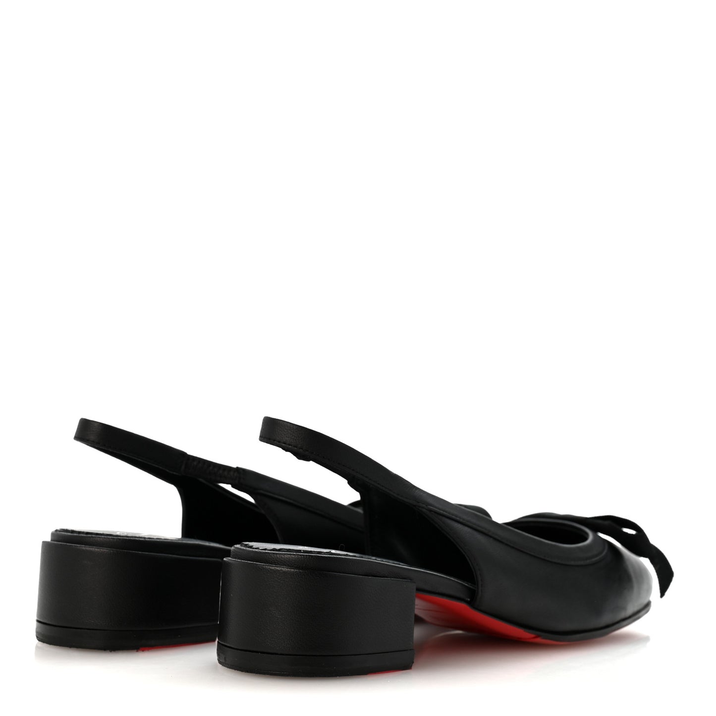 Nappa Mamaflirt 30mm Bow Sling Ballerinas 37 Black