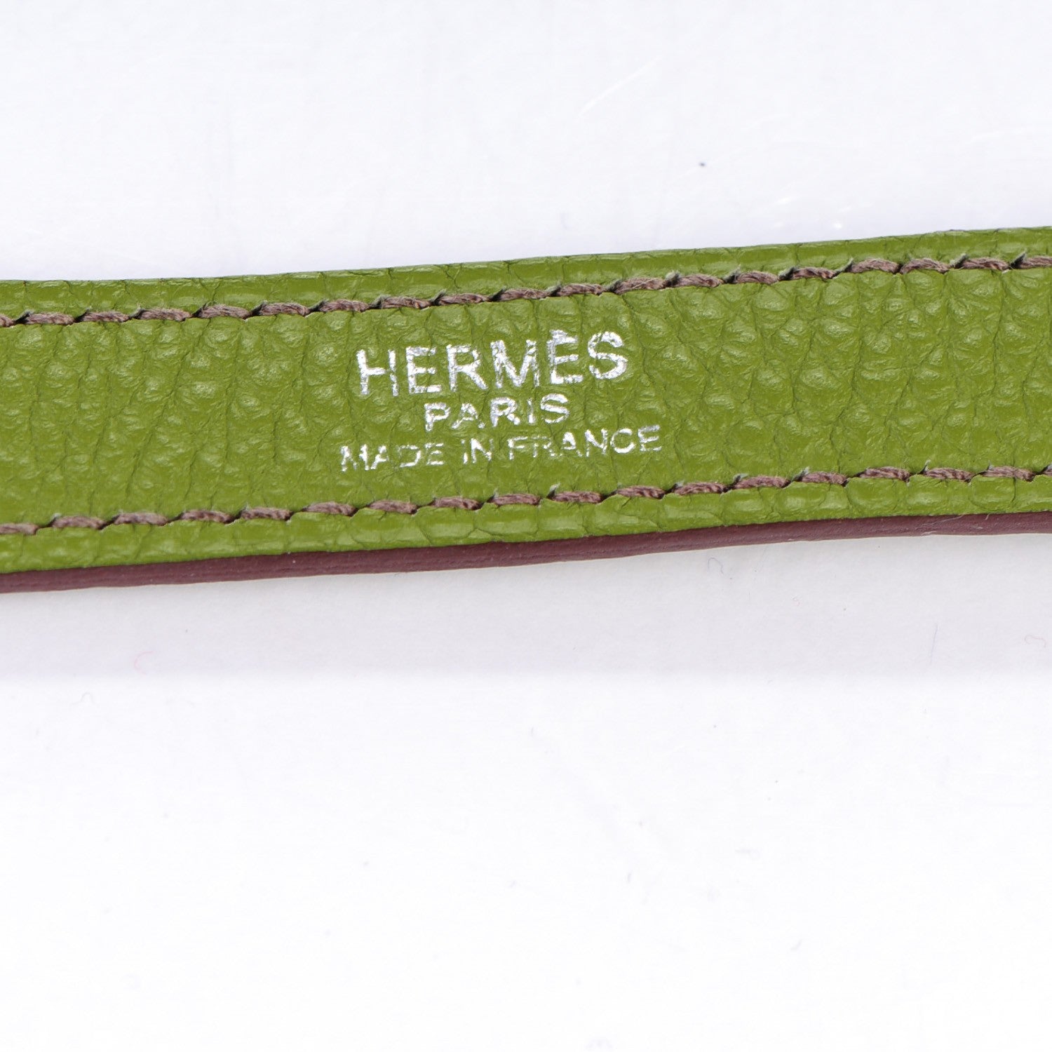 Hermes Taurillon Clemence Kelly Retourne 28 Vert Anis 23 of 27